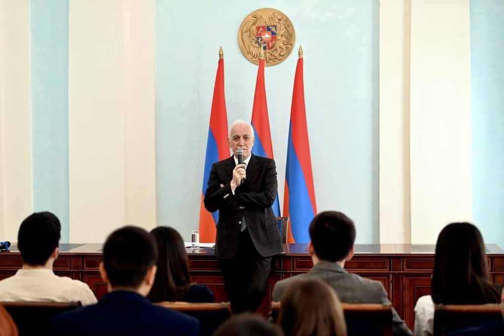 President of the Republic of Armenia Vahagn Khachaturyan delivered a session for the students of the School of Liberal Politics.